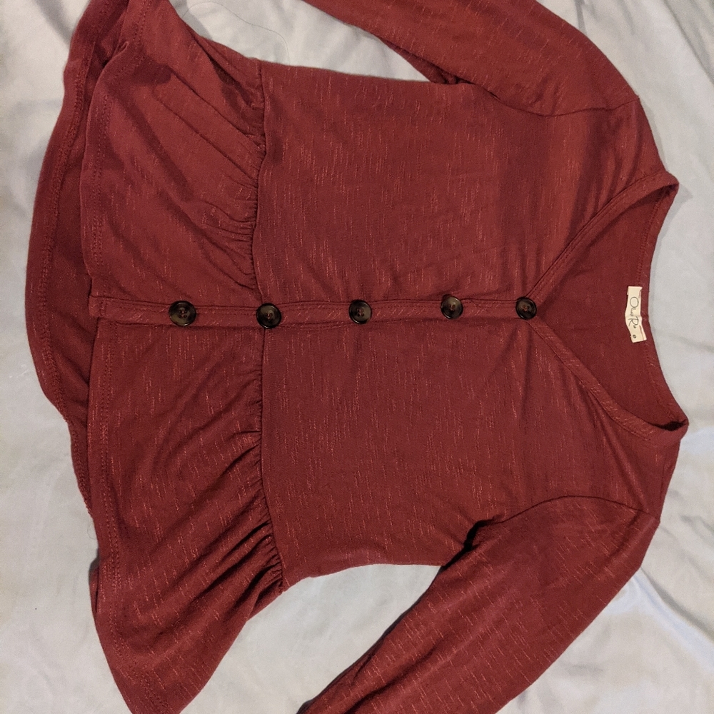 Brown blouse - Picture 3 of 4